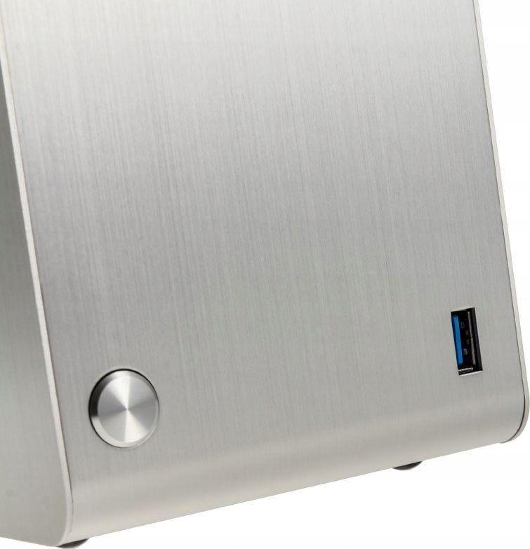 Kasë DAN Cases A4-SFX V4 Mini-ITX, e argjendtë, Mini Tower