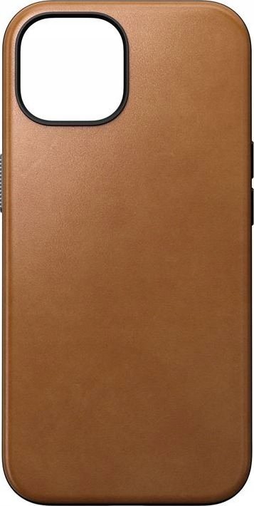 Mbrojtëse telefoni Nomad Modern Leather, për iPhone 15, lëkurë natyrale, ngjyrë kafe