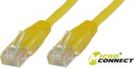 Kabllo rrjeti MicroConnect U UTP CAT5e, 20m, PVC, e verdhë
