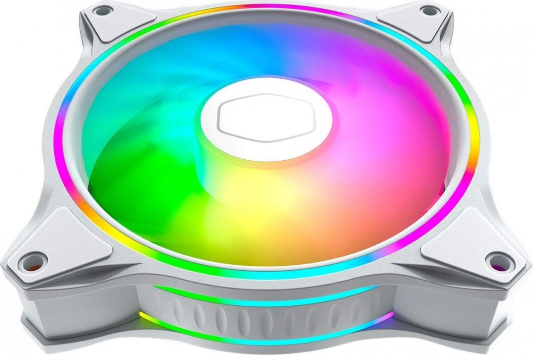 Ftohës Cooler Master MasterFan MF120 Halo 2, 120 mm, i bardhë