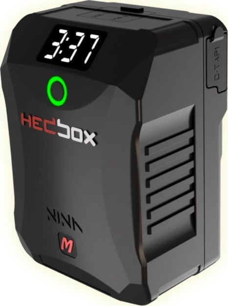 Bateri për kamerë Hedbox NINA MG, 6700 mAh, Gold Mount, e zezë