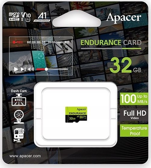 МикроSDHC картичка Apacer UHS-I/U3 A1 V30, 32 GB, Class 10