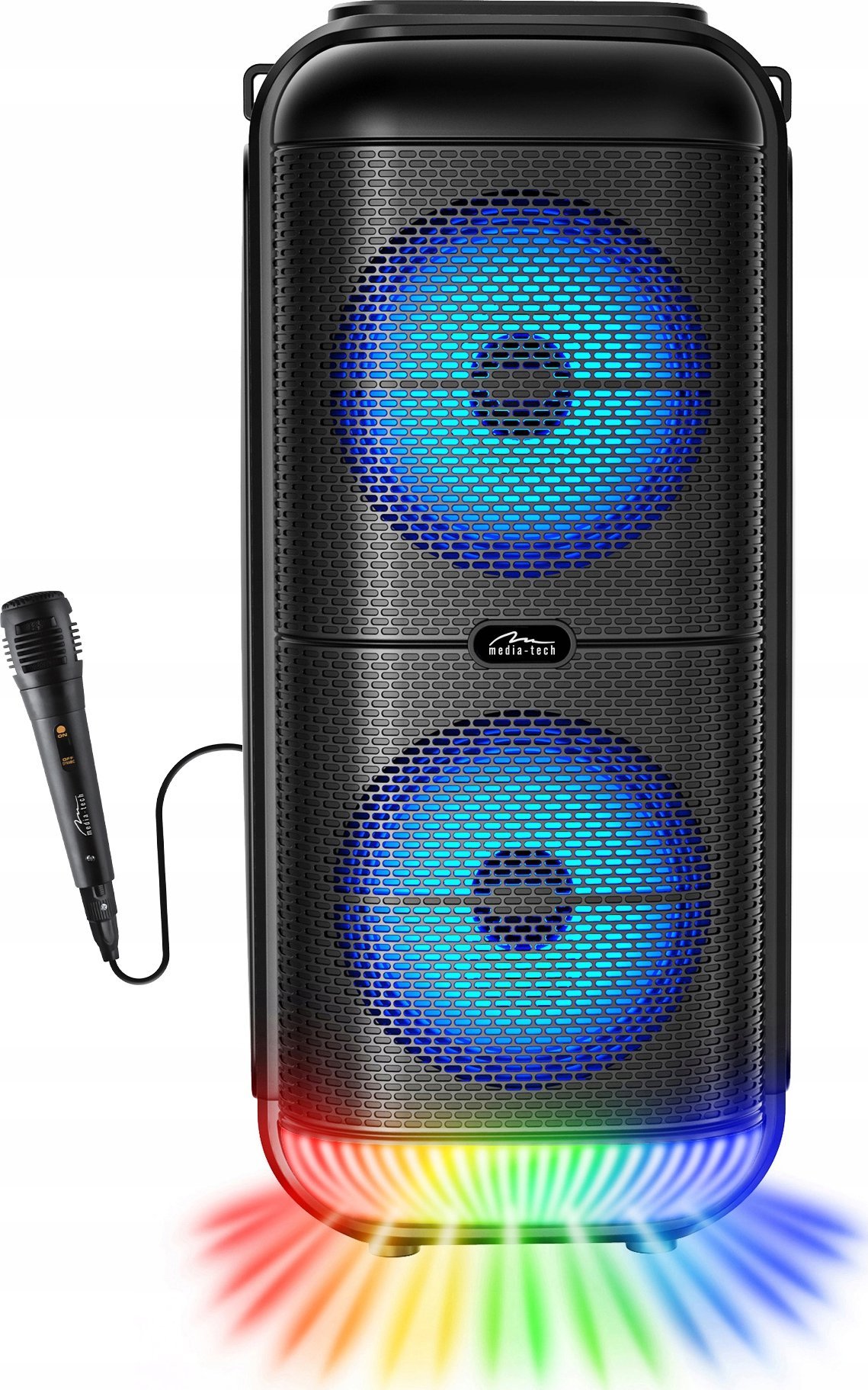 Altoparlant portativ Bluetooth Media Tech Gonik MT3183, 13 orë bateri, karaoke, i zi