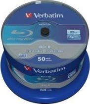 CD Verbatim BD-R, 25GB, 6x50 copë