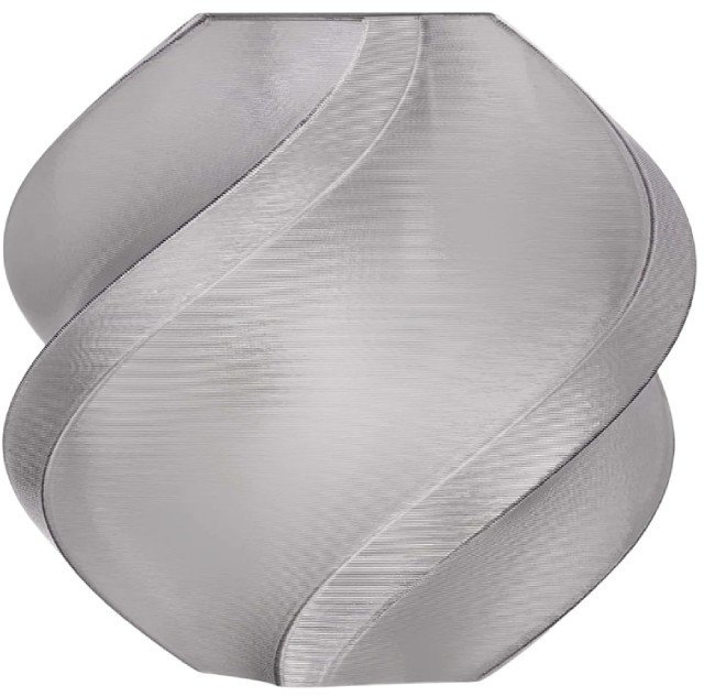 Filament 3D Bambu Lab PETG Translucent, 1.75mm, 1kg, gri transparente