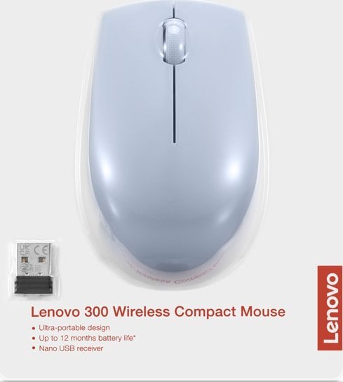 Maus Wireless Lenovo 300, i kaltër