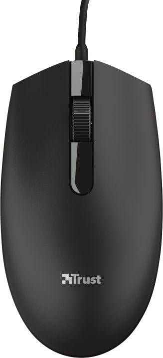 Maus Trust Basi, me kabllo, USB, i zi