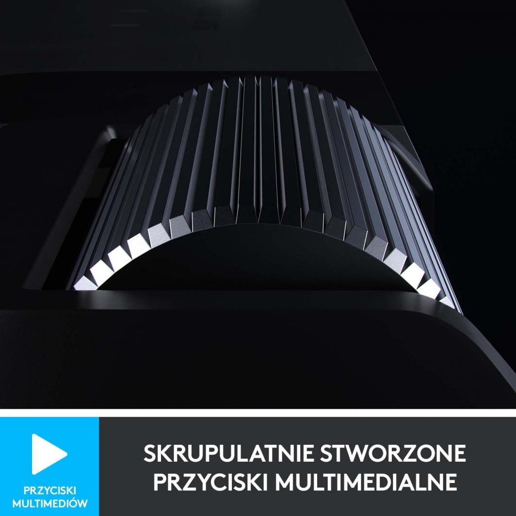 Tastierë gaming Logitech G815 LIGHTSYNC RGB, mekanike, me profil të ulët, e zezë