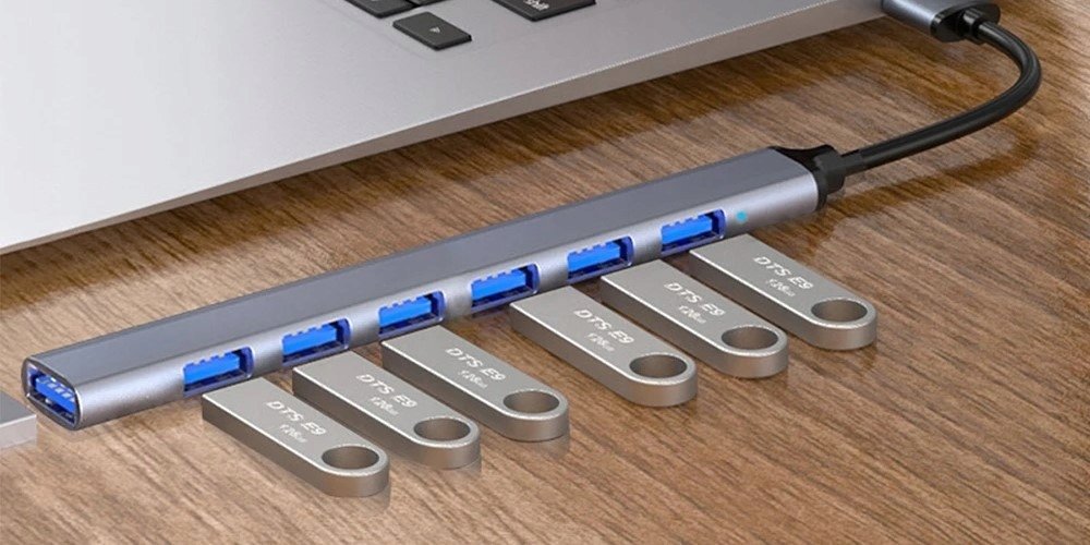 HUB USB Bounn USB A, 6x USB 2.0, 1x USB 3.0, i zi