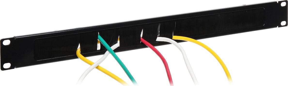 Panel kabinete RACK Delta A19-PK, 19", me furça kabllosh, i zi
