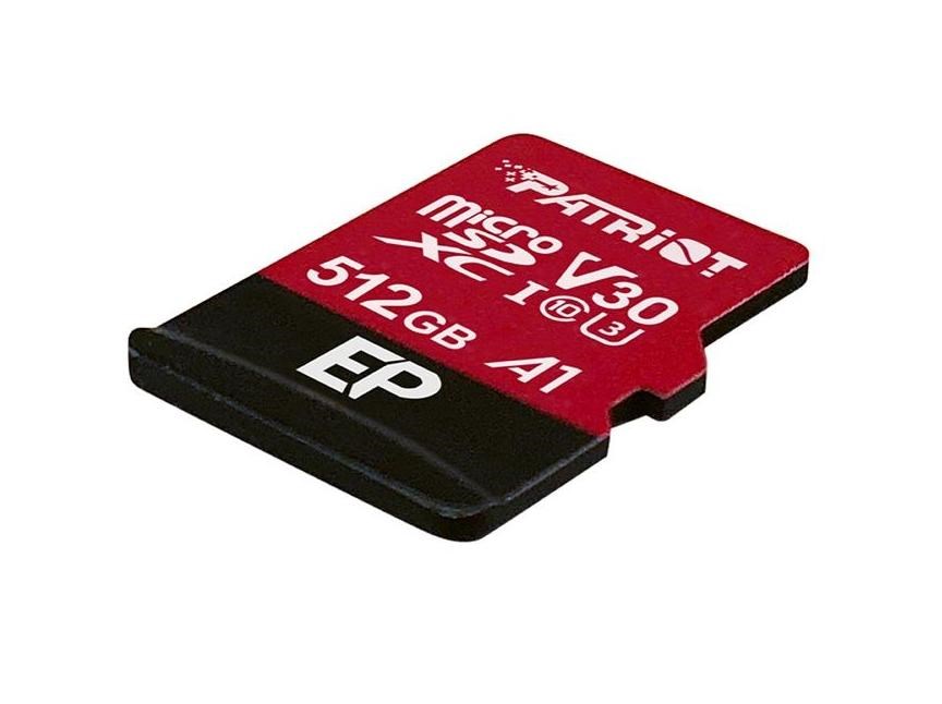 Kartë e memories Patriot Memory PEF512GEP31MCX, MicroSDXC, 512 GB, Class 10