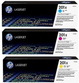 Toner HP 201X CF253XM, set CMY, origjinal