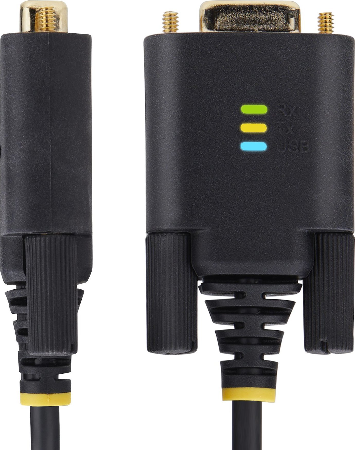 Adapter kabllo USB në serial StarTech, 2 porta, 4m, i zi