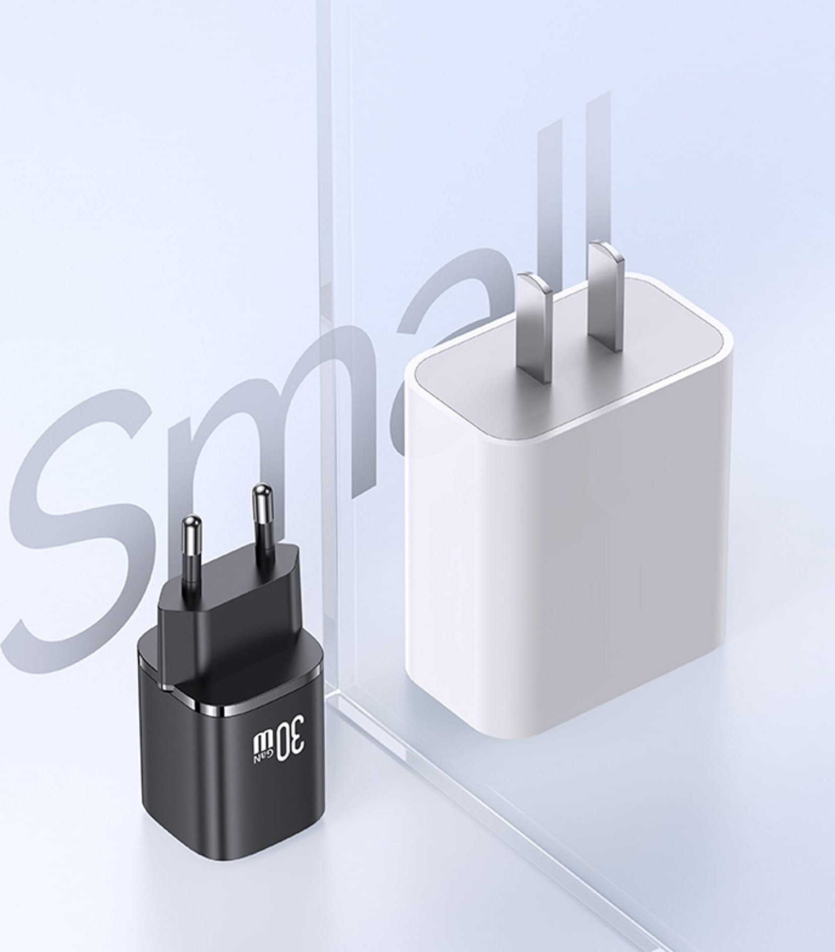 Karikues muri Usams CC251 HC Series, 30W GaN, USB C, lejla