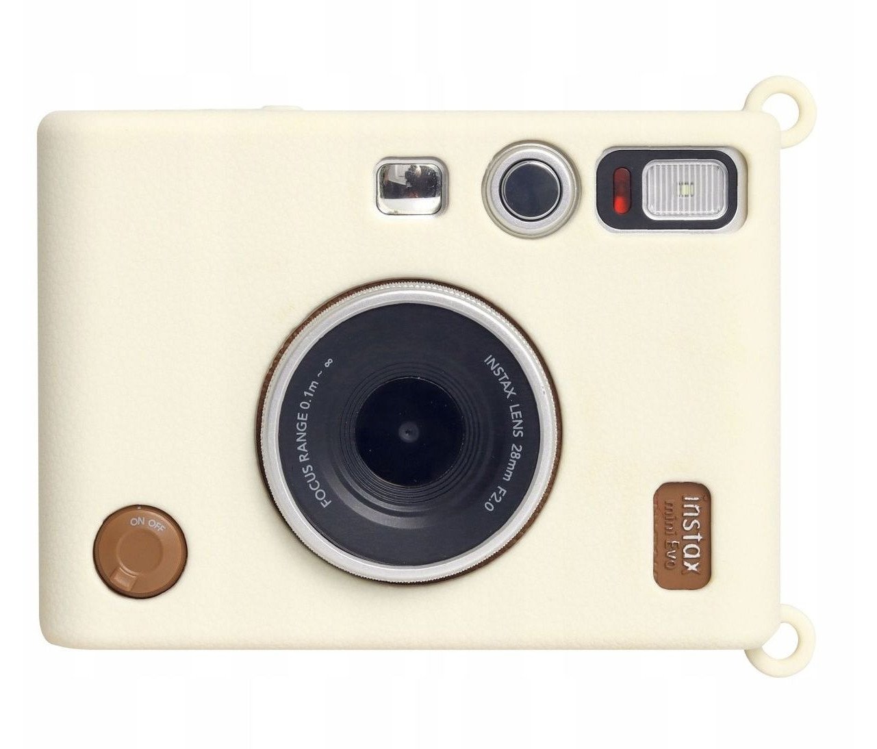 Mbështjellës silikoni LoveInstant për Fujifilm Instax Mini Evo, i bardhë