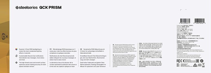 MausPad SteelSeries QcK Prism Cloth XL