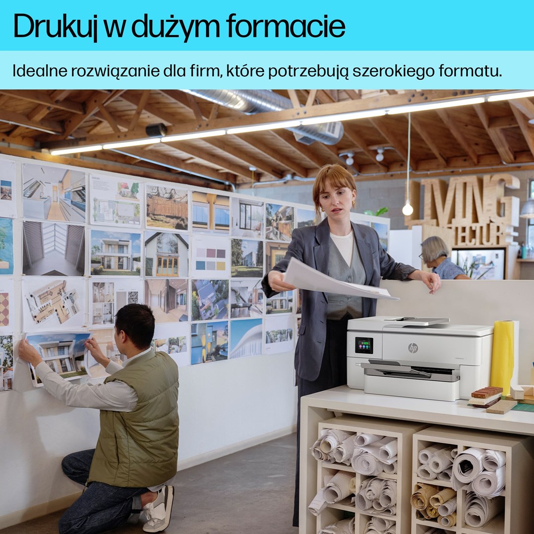 Printer HP OfficeJet Pro 9720e, A3, Inkjet, Wi-Fi, i bardhë