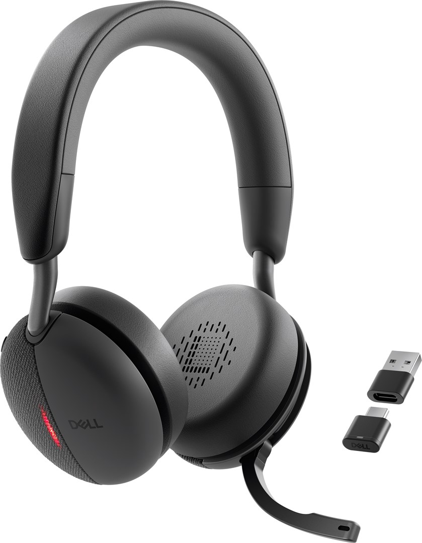 Kufje pa tela Dell WL5024 Pro, ANC, me mikrofon, on ear, të zeza