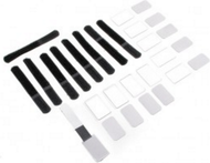 Organizues kabllosh Label The Cable, 10 copë, të zinj