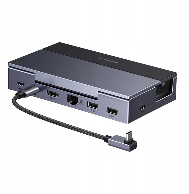 Dock UGREEN Steam Deck 6 në 1, HDMI 4K 120Hz, 100W PD, i zi