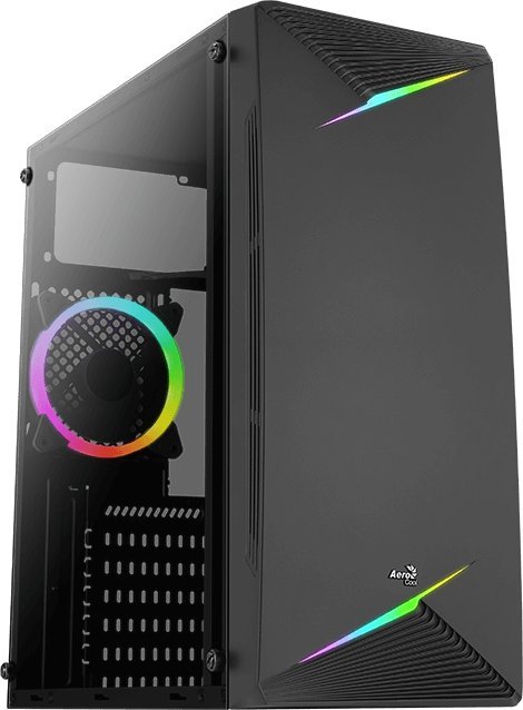 Kasë kompjuteri Aerocool Talon FRGB Case (AEROPGSTALON-A-BK-V1), e zezë