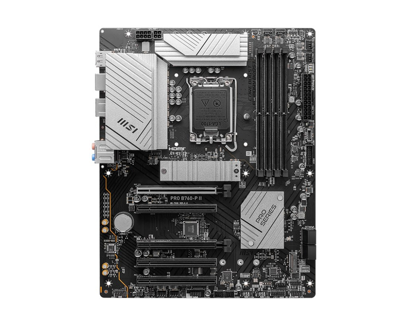 Pllakë amë MSI PRO B760 P II, DDR5, ATX, e zezë