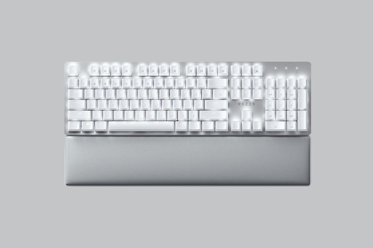 Tastierë Razer Pro Type Ultra, mekanike, pa kabllo, e bardhë