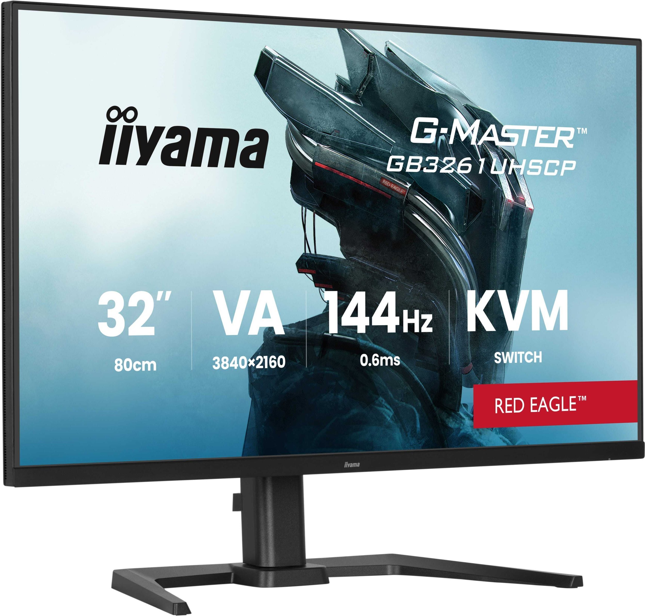 Monitor gaming iiyama G-MASTER Red Eagle GB3261UHSCP-B1, 32", 4K, i zi