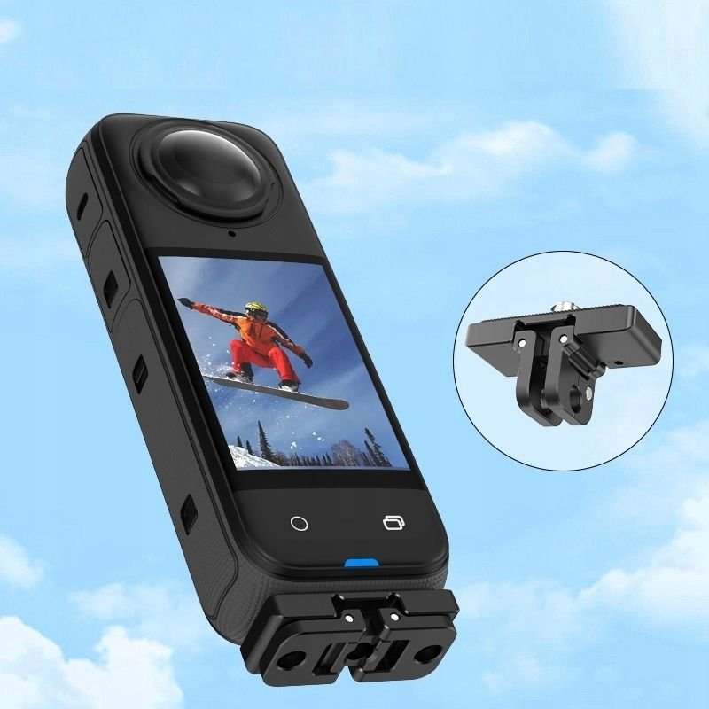 Mbajtëse Puluz PU721B për Insta360 X4, kompakte, peshë e lehtë, e zezë