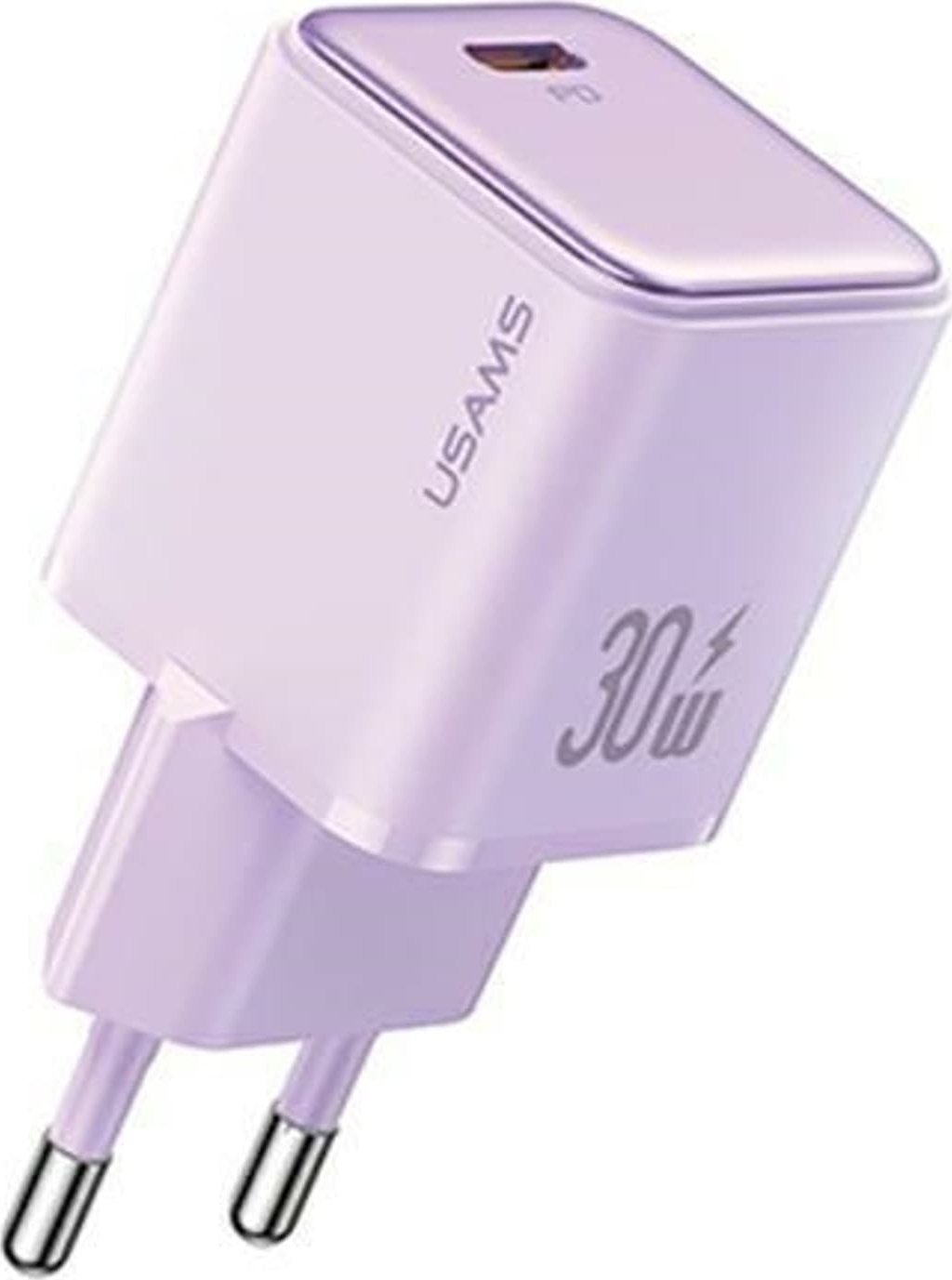 Karikues AC Usams US-CC186 X-Ron, 1x USB-C PD 30W, Fast Charging, vjollcë