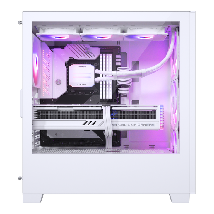 Kasë Phanteks XT Pro Ultra Tempered Glass Windows, D-RGB, e bardhë