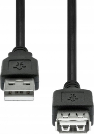 Kabllo zgjatuese USB ProXtend, USB 2.0, e zezë