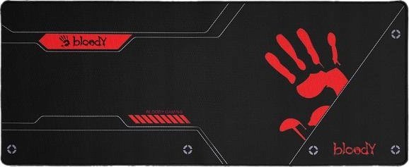 Mousepad A4TECH Bloody BP50L, sipërfaqe tekstil, bazë kundër rrëshqitjes, i zi