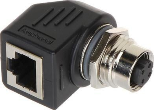 Përshtatës këndor M12D-G / RJ45-G