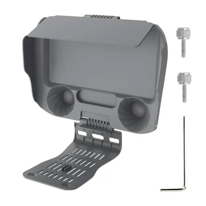 Mbrojtëse telekomande Sunnylife 2in1 për DJI RC, me sunhood, gri
