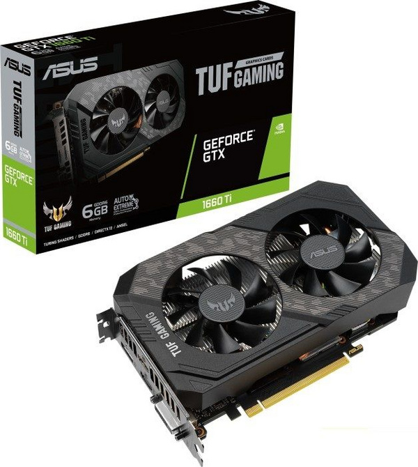 Kartë grafike Asus TUF GeForce GTX 1660, 6GB, GDDR6