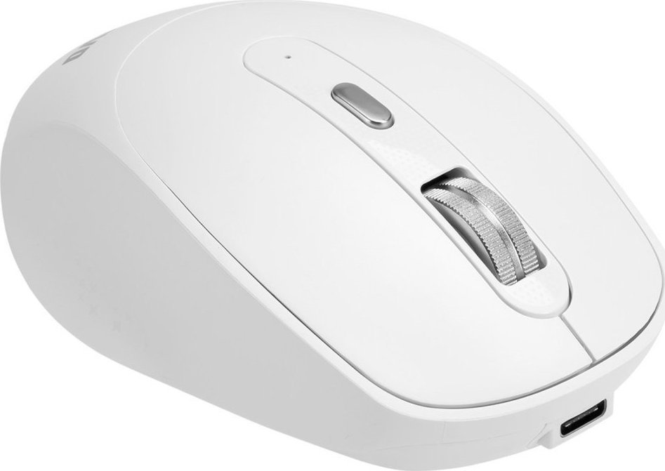 Mouse pa kabllo Marvo WM106W, 1600DPI, Bluetooth dhe 2.4GHz, i bardhë