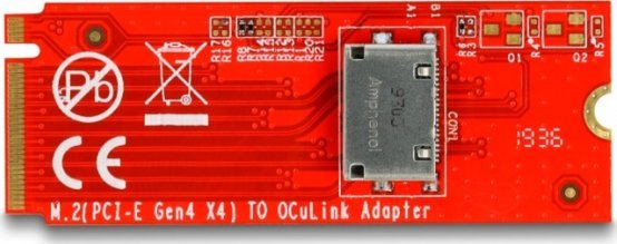 Конвертор DeLOCK M.2 Key M во OCuLink SFF-8612, NVMe, PCI Express