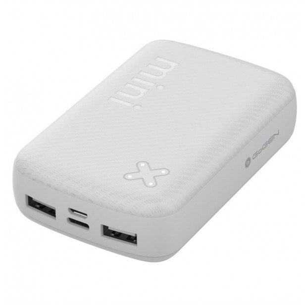 Powerbank GoGEN PB100009W, 10000 mAh, USB dhe USB C, i bardhë