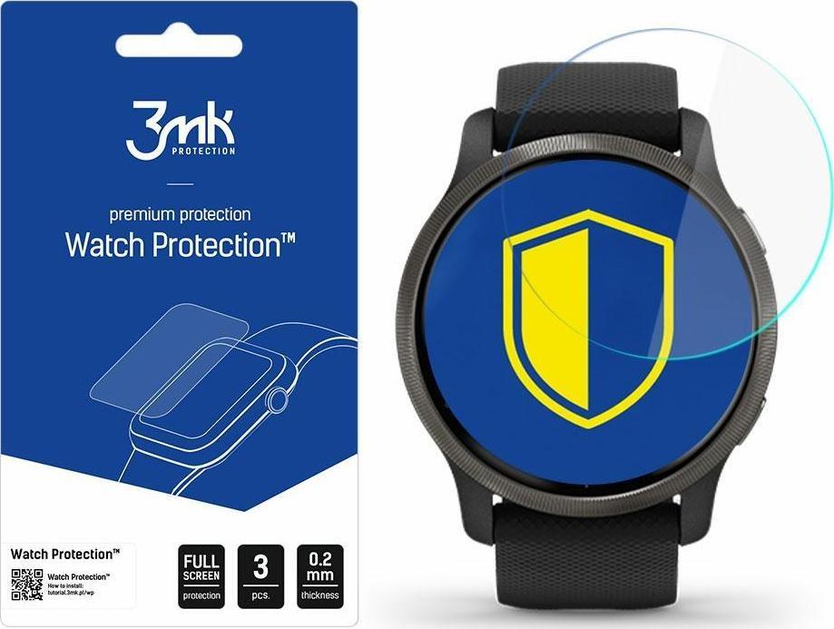 Filmi mbrojtës 3MK ARC për Garmin Venu 2 Plus, fullscreen, transparent