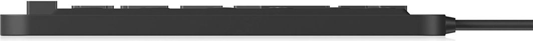 Tastierë KeySonic KSK-6231INEL, USB, gjermane QWERTZ, me touchpad, e zezë