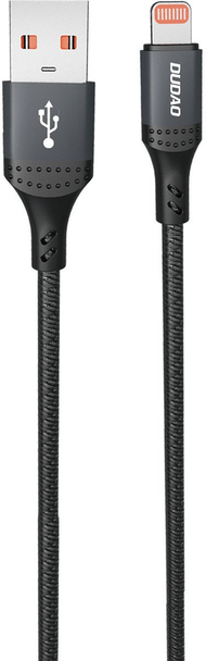 Kабел USB Dudao L3SL, USB A во Lightning, 1.2m, 30W, црн