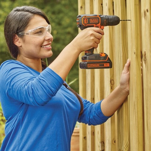 Trapano vidhosëse Black&Decker BDCDC18BAFC, 18V, 2x bateri 1.5Ah, portokalli