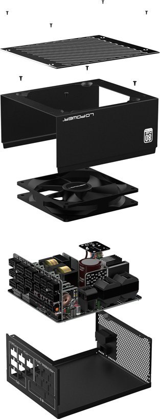 Burim energjie LC-Power LC850P V3.0 ATX 3.0, 850W