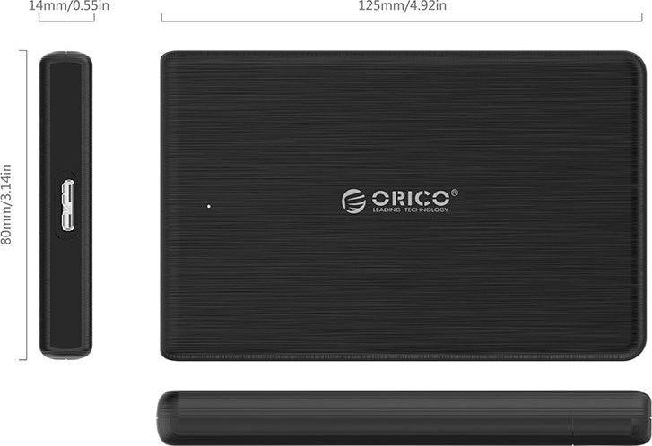 Kuti eksternale Orico 2189U3, 2.5", USB 3.0, e zezë