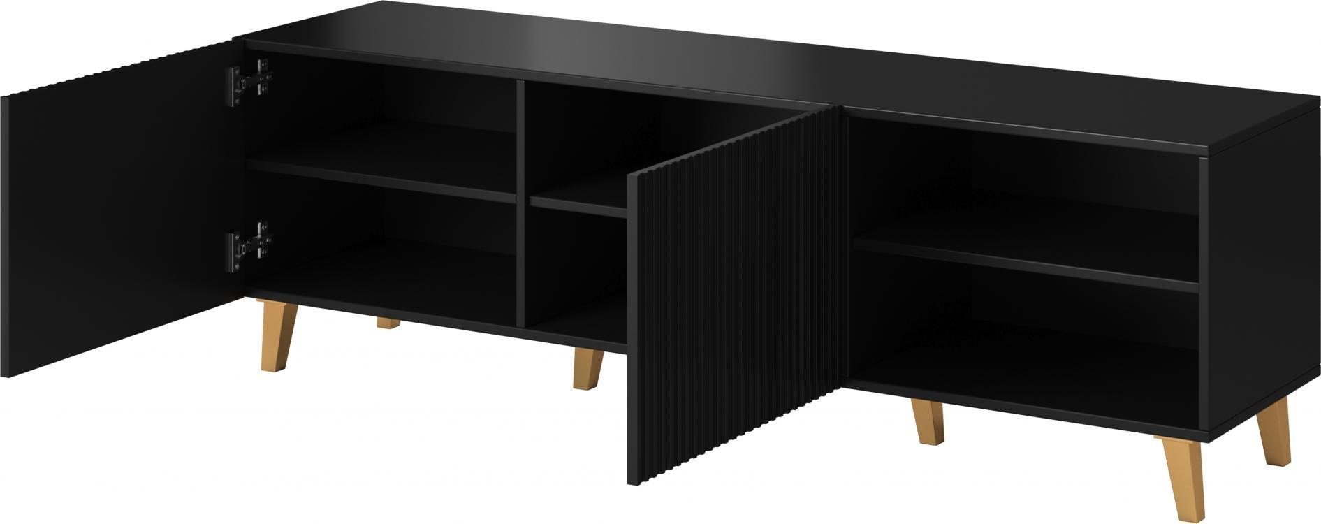 Kabinet TV Pafos, 150x40x52 cm, MDF, i zi mat