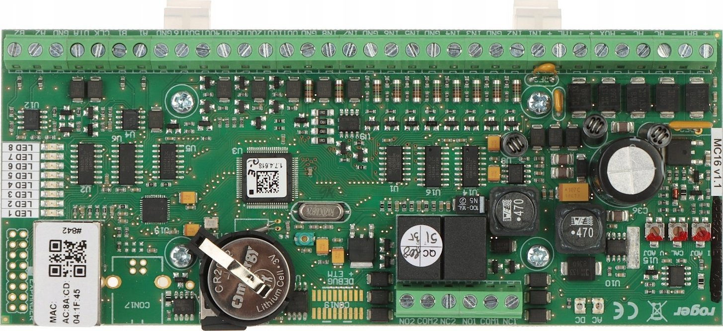 Modul kontrolli aksesi Roger MC16 PAC ST 3, 3 kalime, Ethernet RS 485