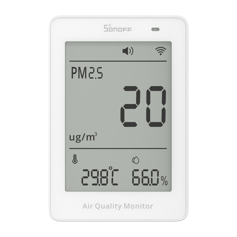 Monitor cilësie ajri Sonoff AirGuard SAWF-07P, Wi-Fi Matter, PM2.5 PM10, i bardhë 2