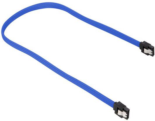 Kabllo Sharkoon SATA - SATA, 0.45m, e kaltër