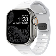 Rrip sportiv për Apple Watch, 46mm 49mm, FKM, i bardhë